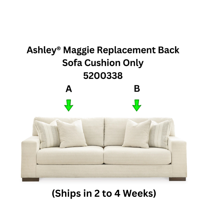 Ashley® Maggie Replacement Back Sofa Cushion Only 5200338 | Athens ...