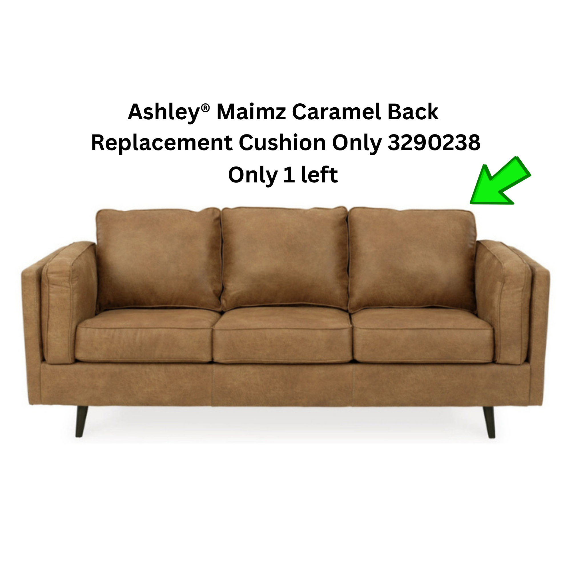 Ashley® Maimz Caramel Back Replacement Cushion Only 3290238 Only 1