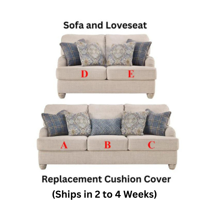 Ashley® Traemore Linen Replacement Cushion Cover, 2740338 Sofa or Ashley® Traemore Linen Replacement Cushion Cover, 2740338 Sofa or