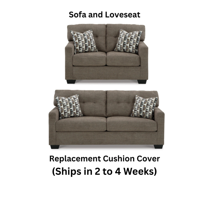 Ashley® Mahoney (Chocolate) Replacement Cushion Cover, Sofa