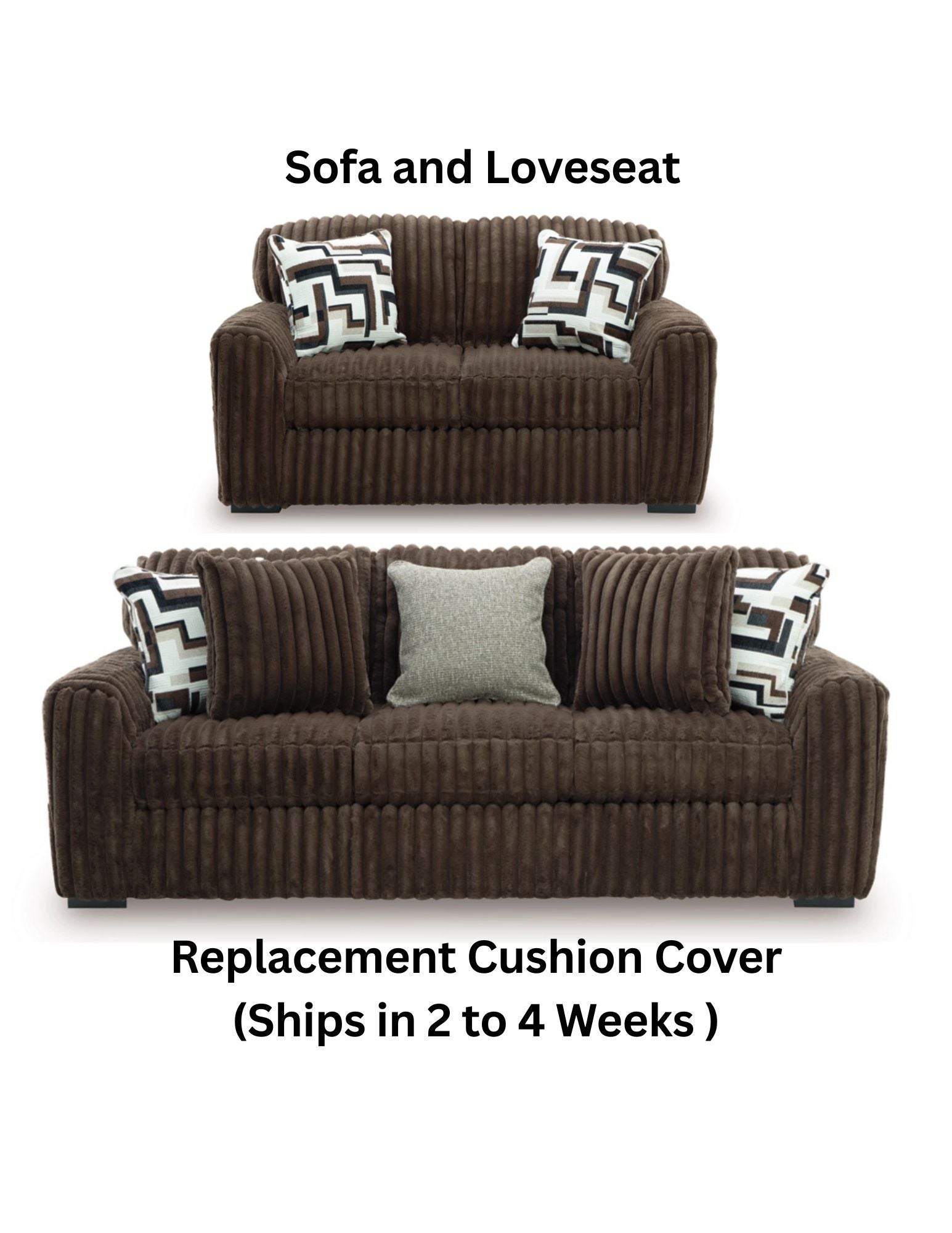 Ashley® Midnight-Madness Chocolate Replacement Cushion Cover, Sofa