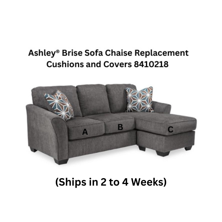 Ashley® Brise Sofa Chaise Replacement Cushions and Covers 8410218