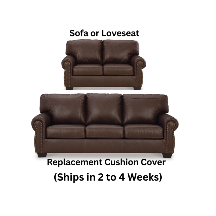 Ashley® Colleton Dark Brown Replacement Cushion Cover, Sofa