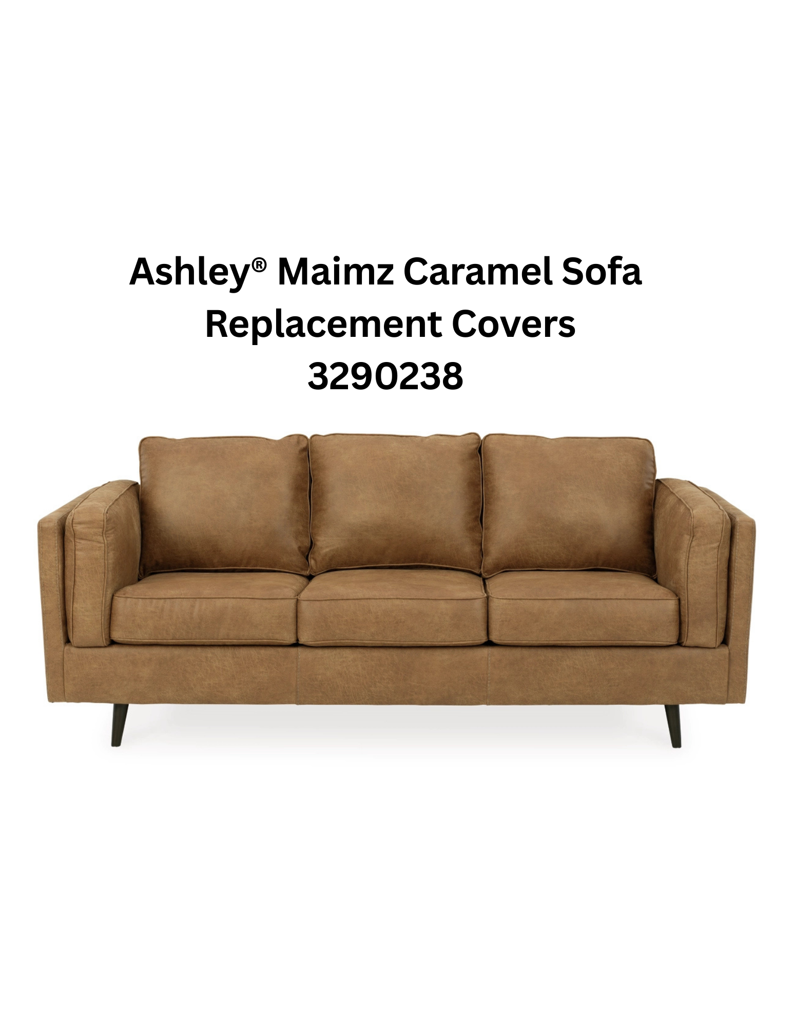 その他 CabCallawayACMEFurnitureDELMAR SOFA3P Ashley® Maimz Caramel Sofa Replacement Covers 3290238 | Athens