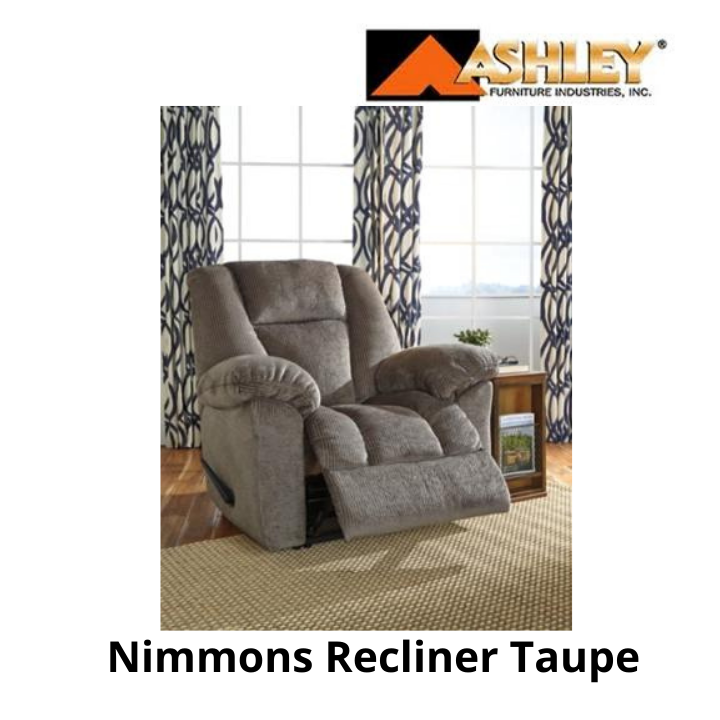 Nimmons Recliner Taupe Athens