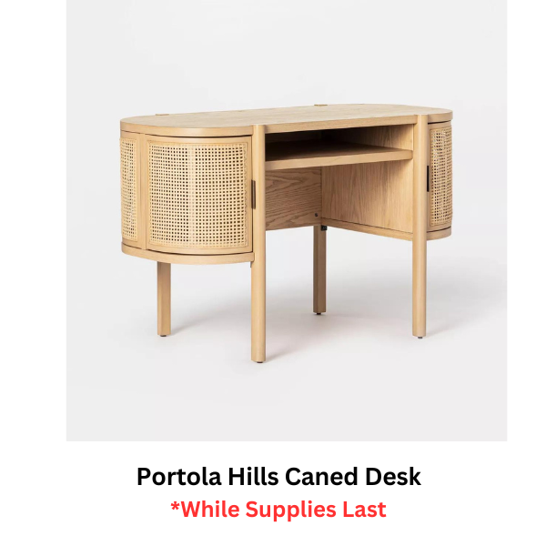 Portola Hills Caned Desk
