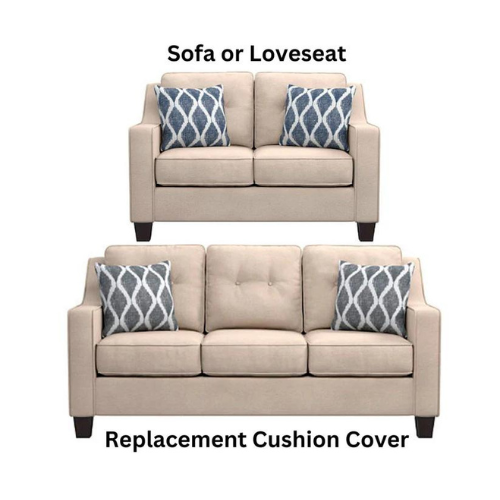 Ashley Darcy Navy Replacement Cushion Cover Only 7500738 Sofa or 7500735 Loveseat Athens Furniture